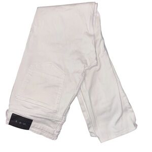 MBX White Denim Jeans Slim Fit Stretch Men’s Size 32X32